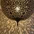 Moroccan Brass Pendant Light - Vintage Style Lighting  (pl-1095)